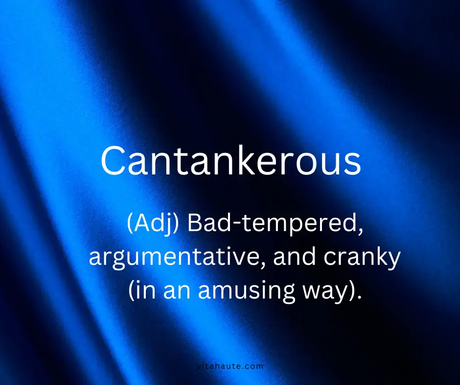 Funny English word and its definition