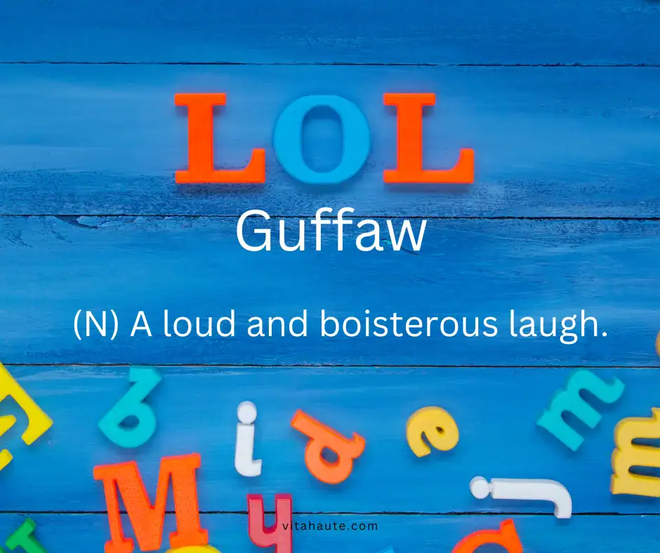 Funny English word and its definition