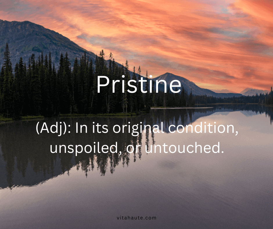 Beautiful word in English and its definition