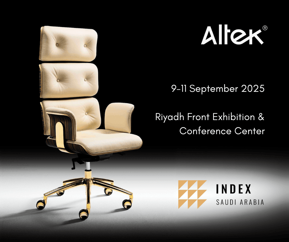 Altek Italia Design partecipa a INDEX Saudi Arabia 2025, a Riyadh dal 9 all'11 settembre
