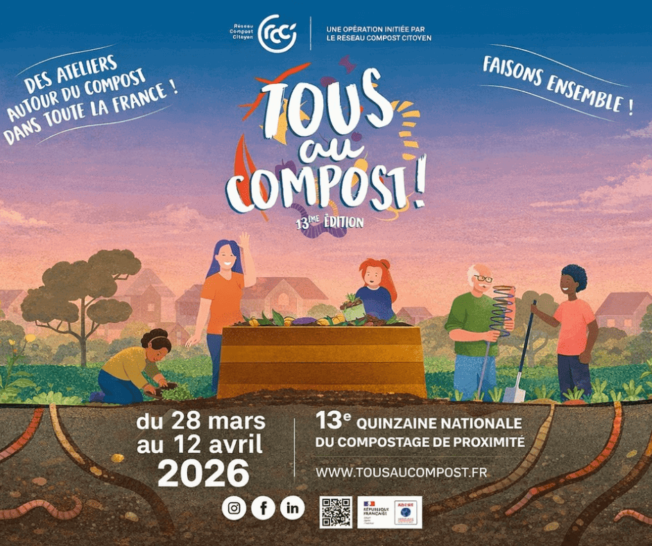 « Tous au compost » du 28 mars au 12 avril 2026