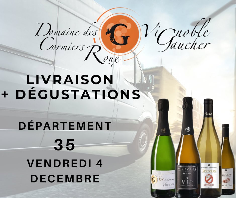 livraison + dégustation departement 35