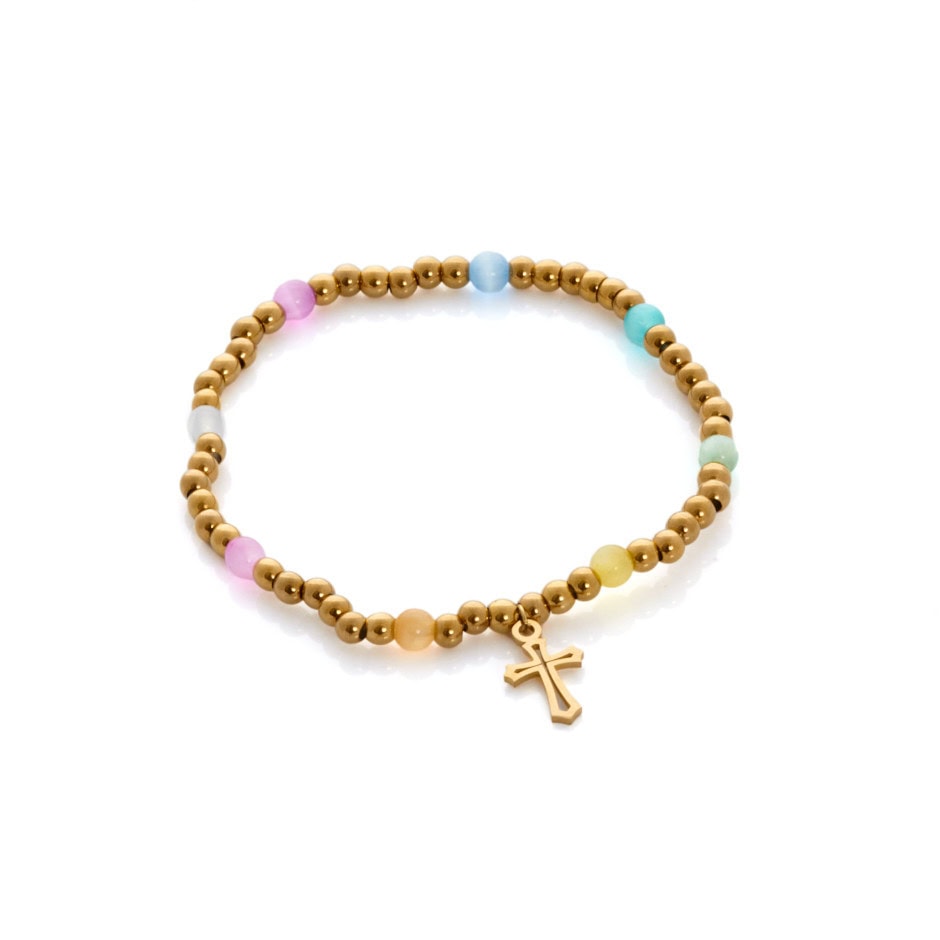 pulsera summer cruz dorada (1)