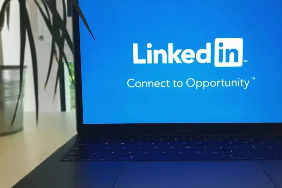 The LinkedIn homepage