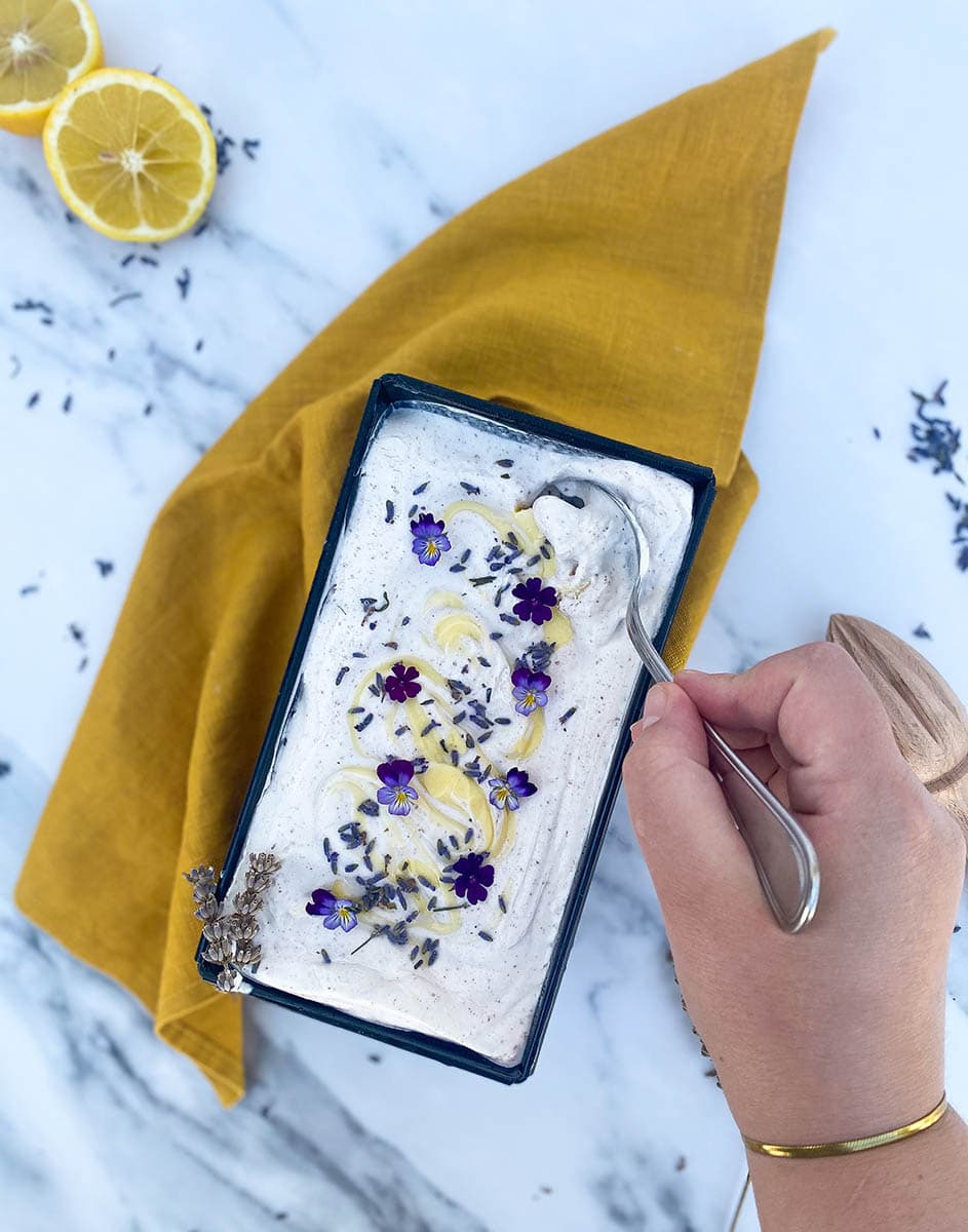 The Best Lavender Lemon Ice Cream Recipe To Try Immediately