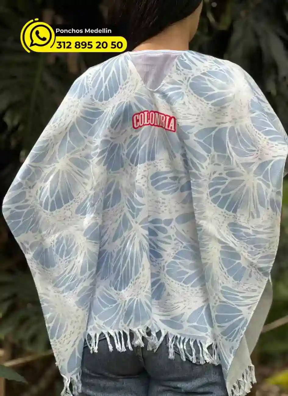 ponchos con logo Medellín