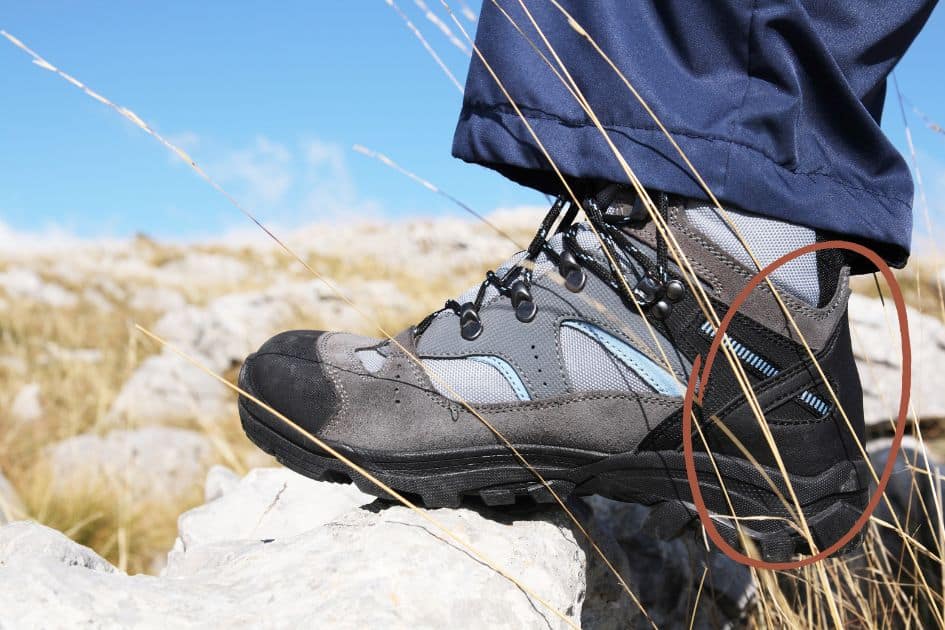 Hiking shoes cheap heel slip