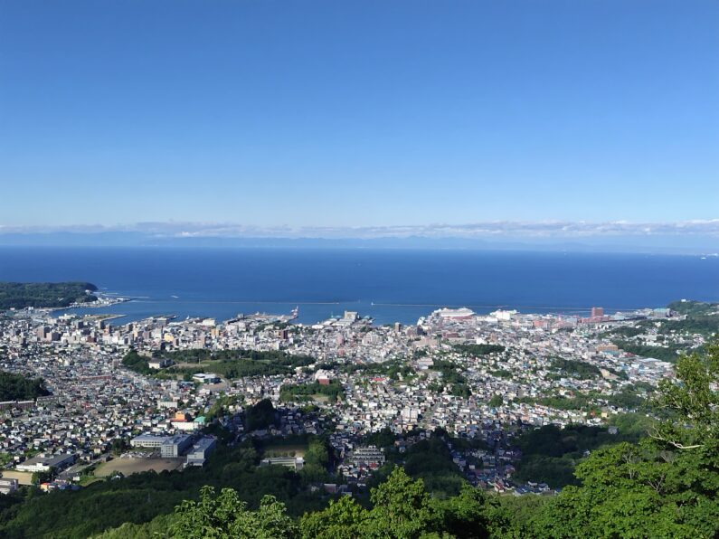 天狗山からの海