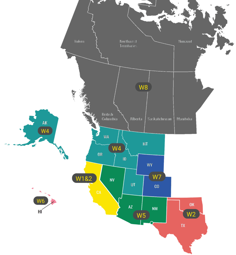 Eagle Eye Power Solutions' Western Region Sales Territory
