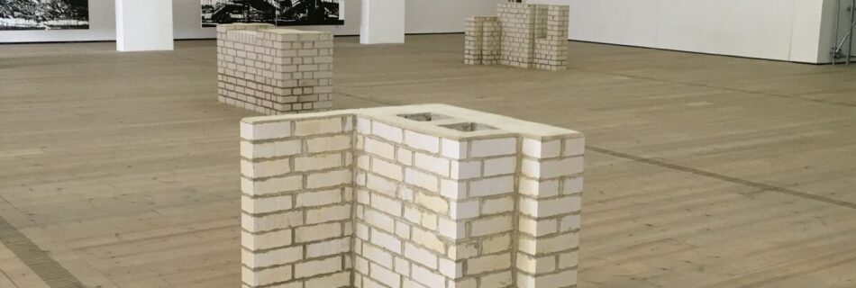Monica Bonvicini's piles of bricks