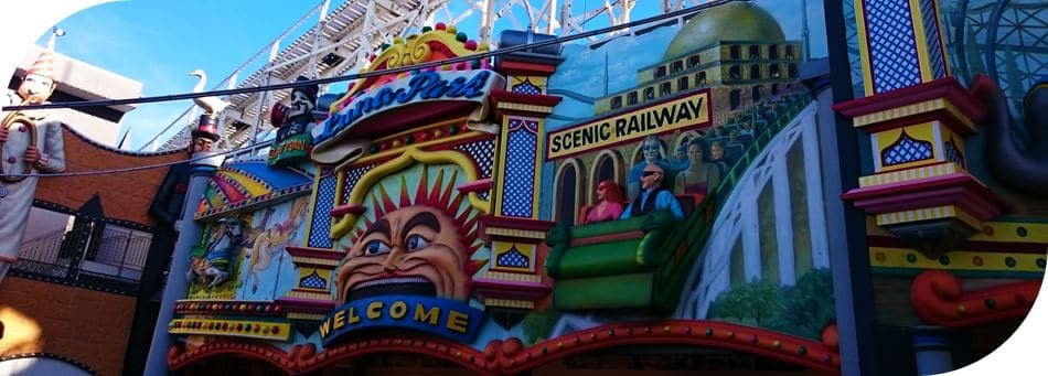 Luna Park, St Kilda. A Great family day out.