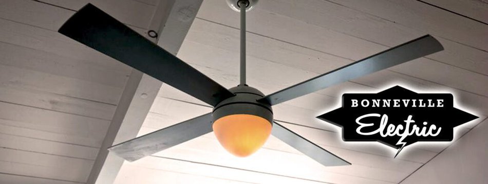 Ceiling fan installation – Bonneville Electric residential service in Chapel Hill, NC
