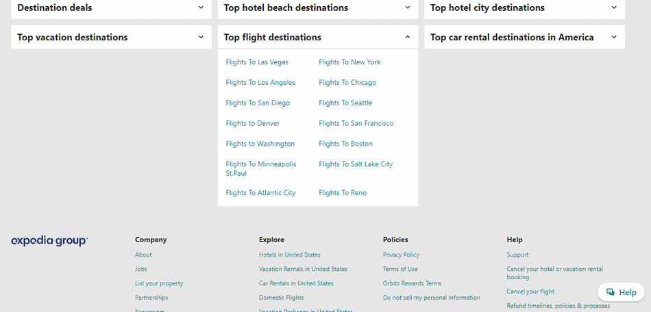 Cheap Orbitz flights to popular destinations