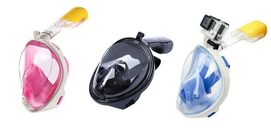 All in one snorkel and mask - Full Face