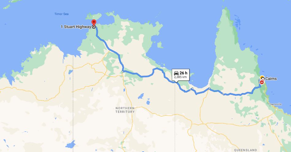 Cairns to Darwin Road Trip on Highway One, Australia