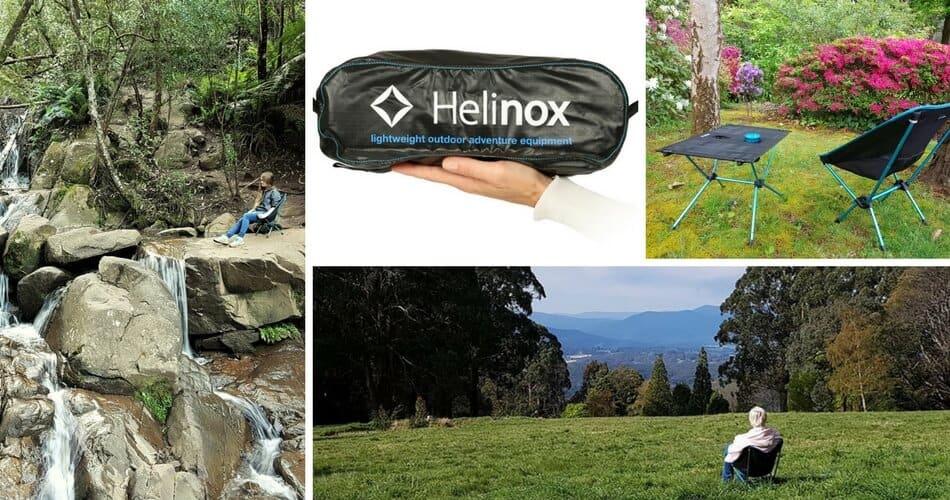 Helinox Lightweight Camping-hiking chair and Table