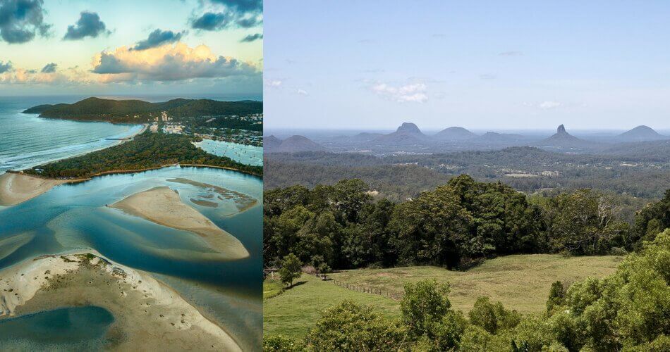 Touring the East Coast of Australia in 6-weeks -Noosa and the Glass House Mountains.