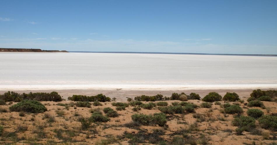 Lake Hart South Australia - Salt Lake on the way to Coober Pedy