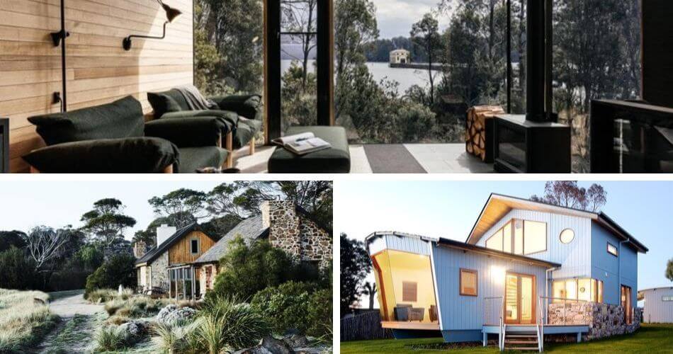 Places to stay in Tasmania- luxury hotels, cabins, cottages and bed and breakfast lodges.