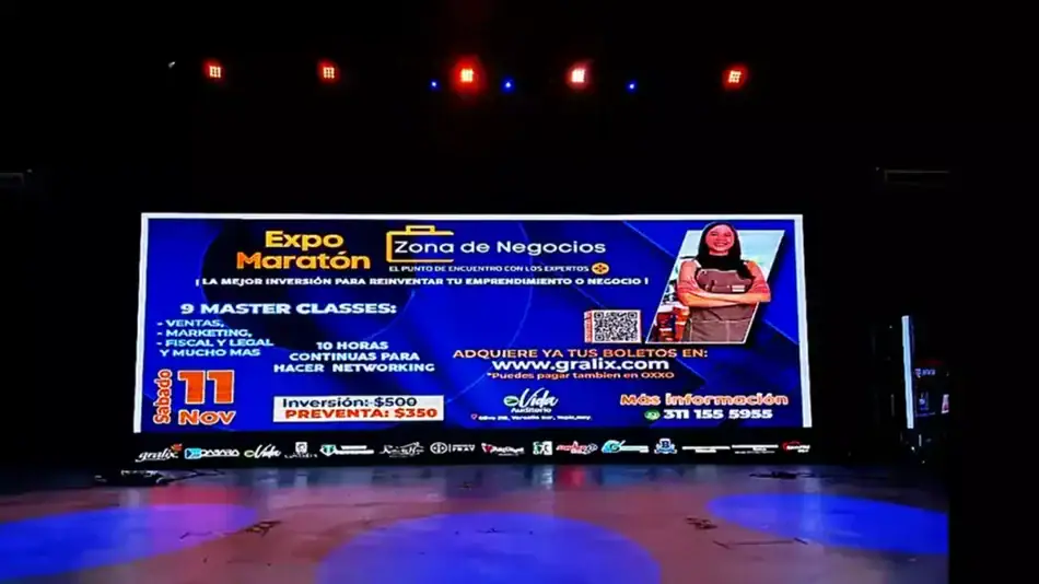 Pantalla. Zona de Negocios