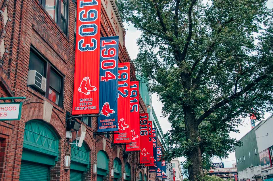 Fenway Park is home to the Red Sox and is one of the most wonderful places to wander in Boston!