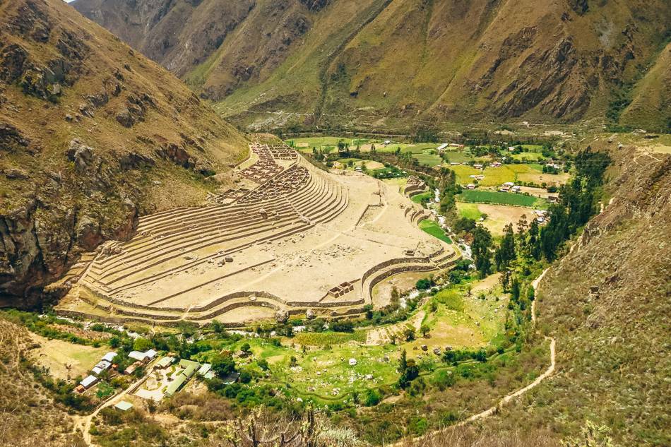 Ancient riuns along the Inca Trail