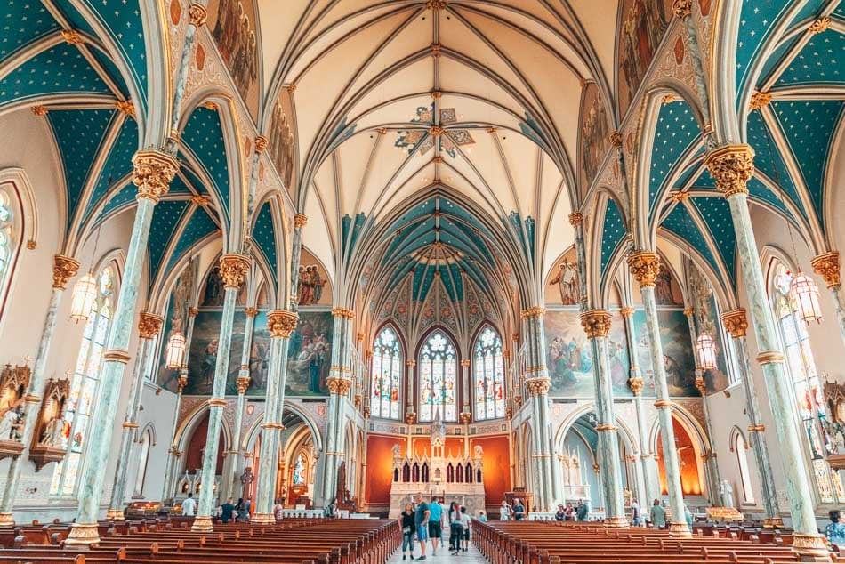The Cathedral of St. John the Baptist in Savannah, Georgia.