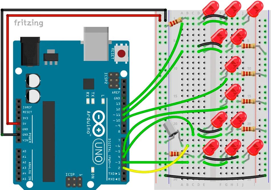 Sanduhr mit Arduino