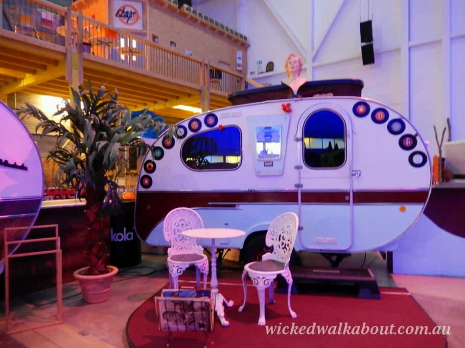 A quirky place to sleep - vintage caravan.