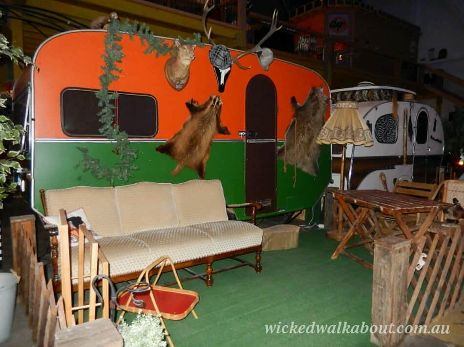The coolest places to stay in Europe, Base Camp Hostel. Full of vintage and retro campers and caravans.