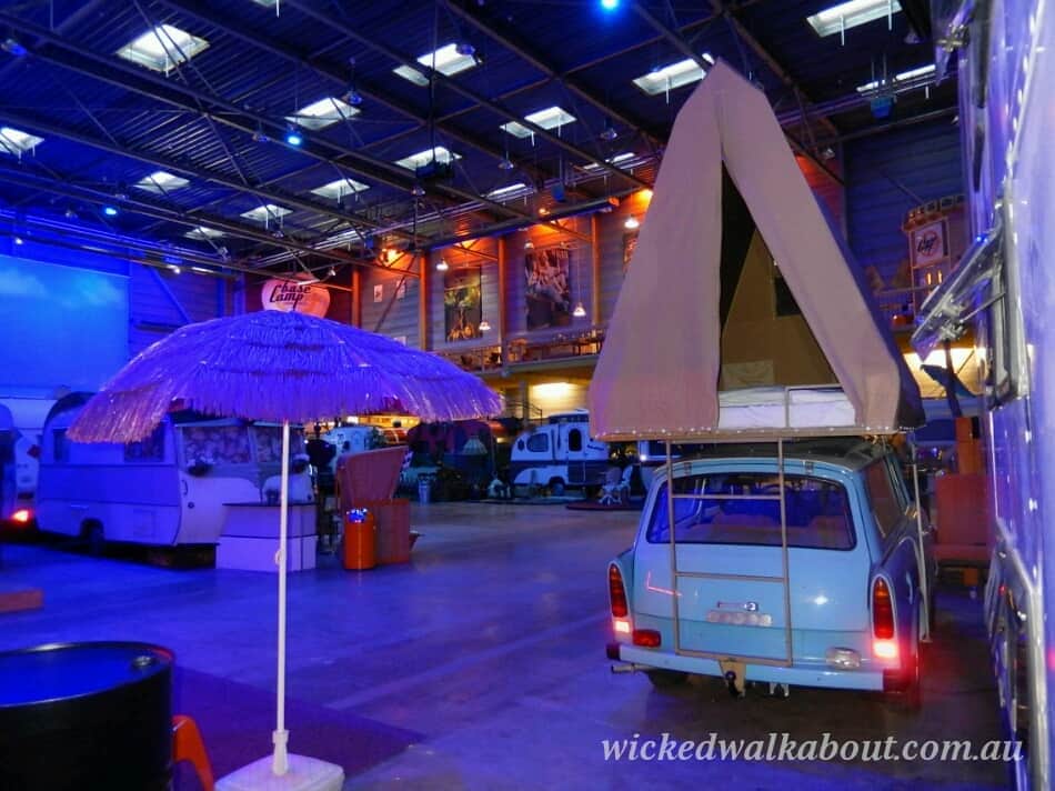 Base camp hostel in Germany, a unique and cool place to stay - Car roof top tent camping