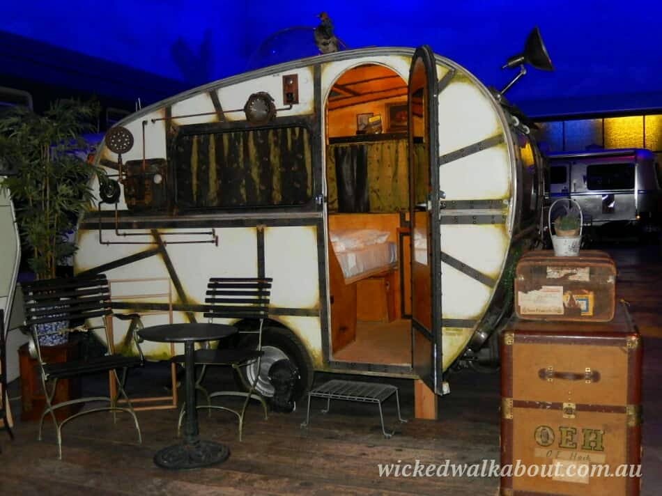 Another funky, cool camper in Base Camp Hostel, Germany