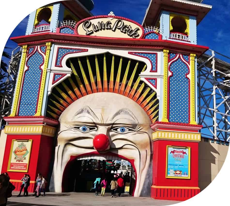 Luna Park, St Kilda. A Great family day out.