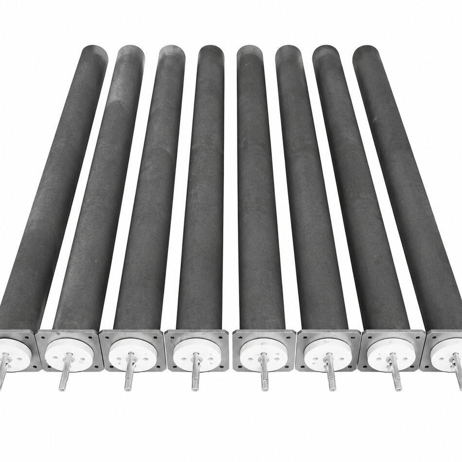 Custom industrial furnace radiant tubes