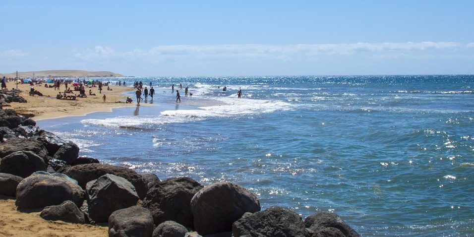 Meer mit Strand in Gran Canaria
