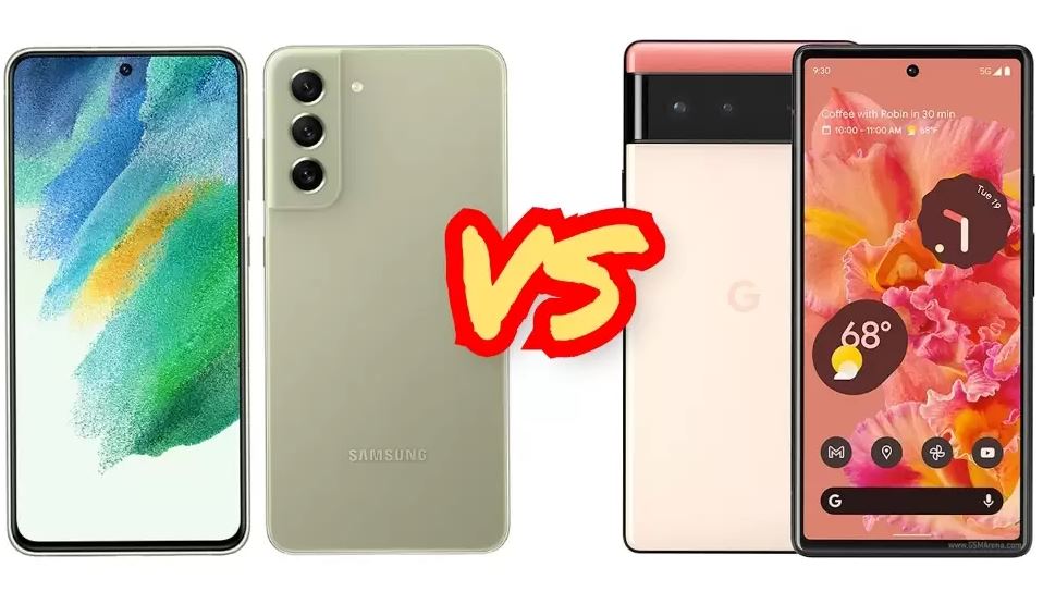 Samsung Galaxy S21 FE против Google Pixel 6: что купить? 1 Samsung Galaxy S21 FE и Google Pixel 6.