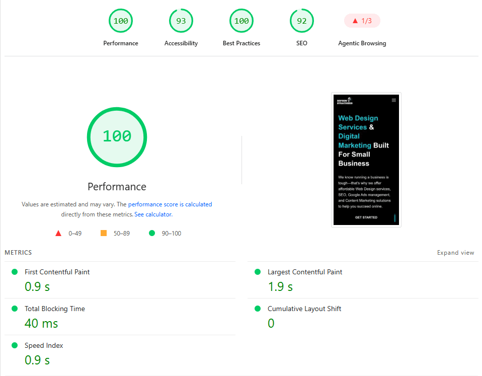 speed test