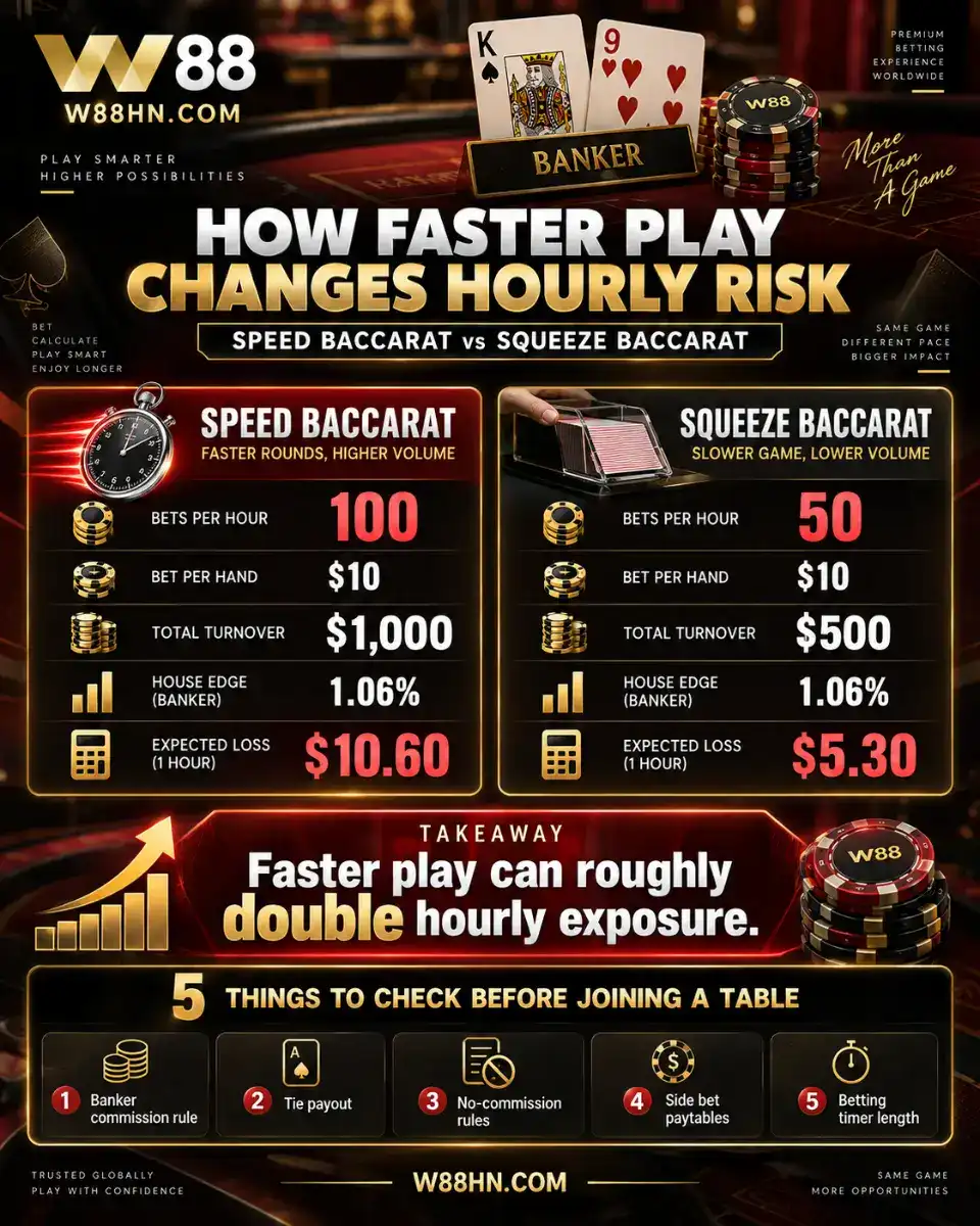 Squeeze Baccarat rules and slow card reveal explained