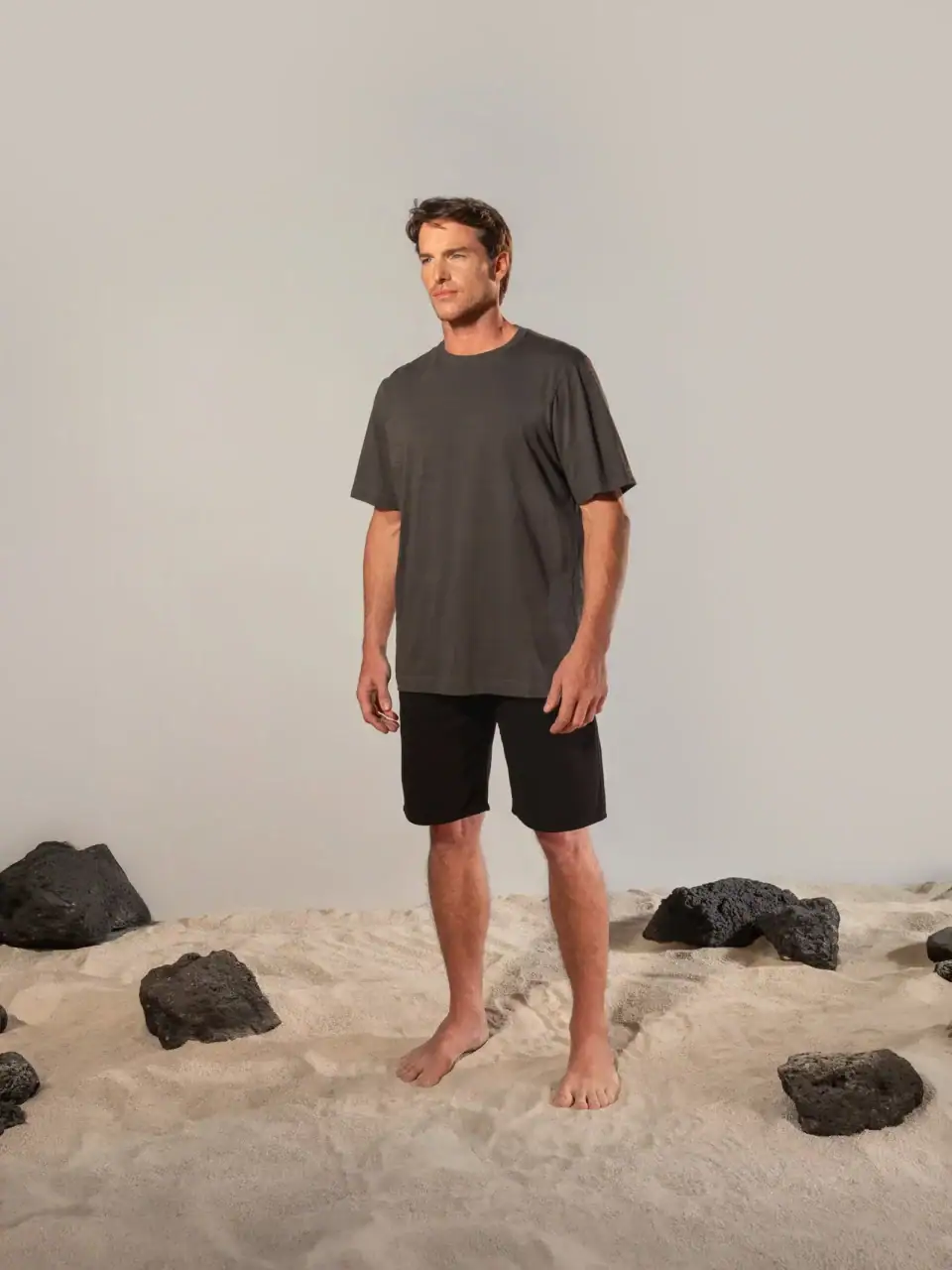 Camiseta Corrientes y Tiburónes Gris