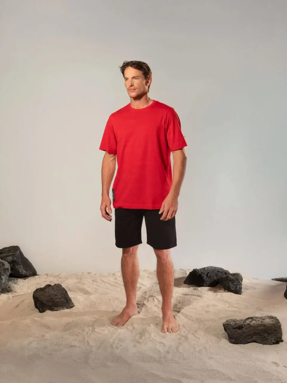 Camiseta Corrientes y Tiburónes Roja