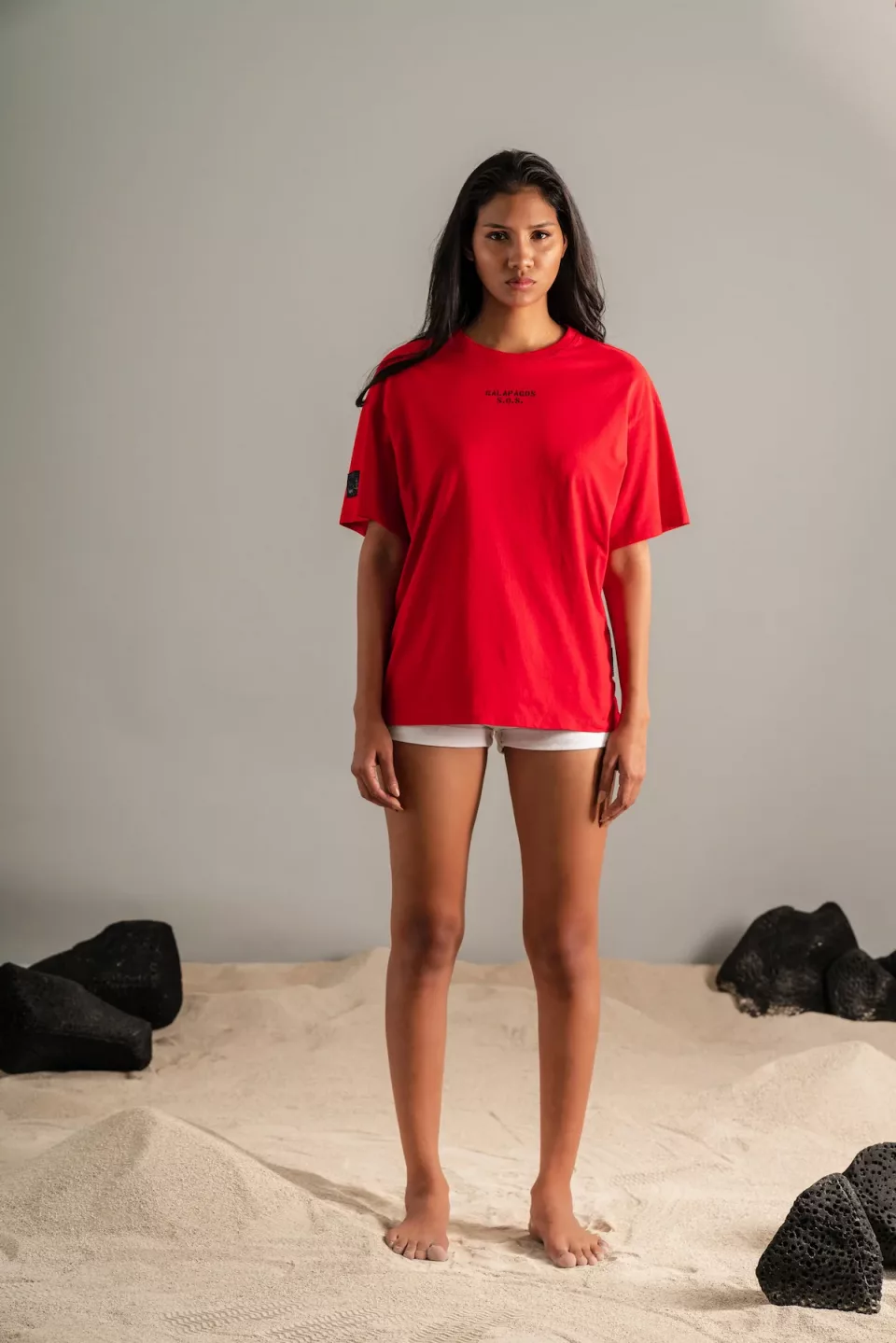 CAMISETA HOLGADA EXTINCIÓN ROJA