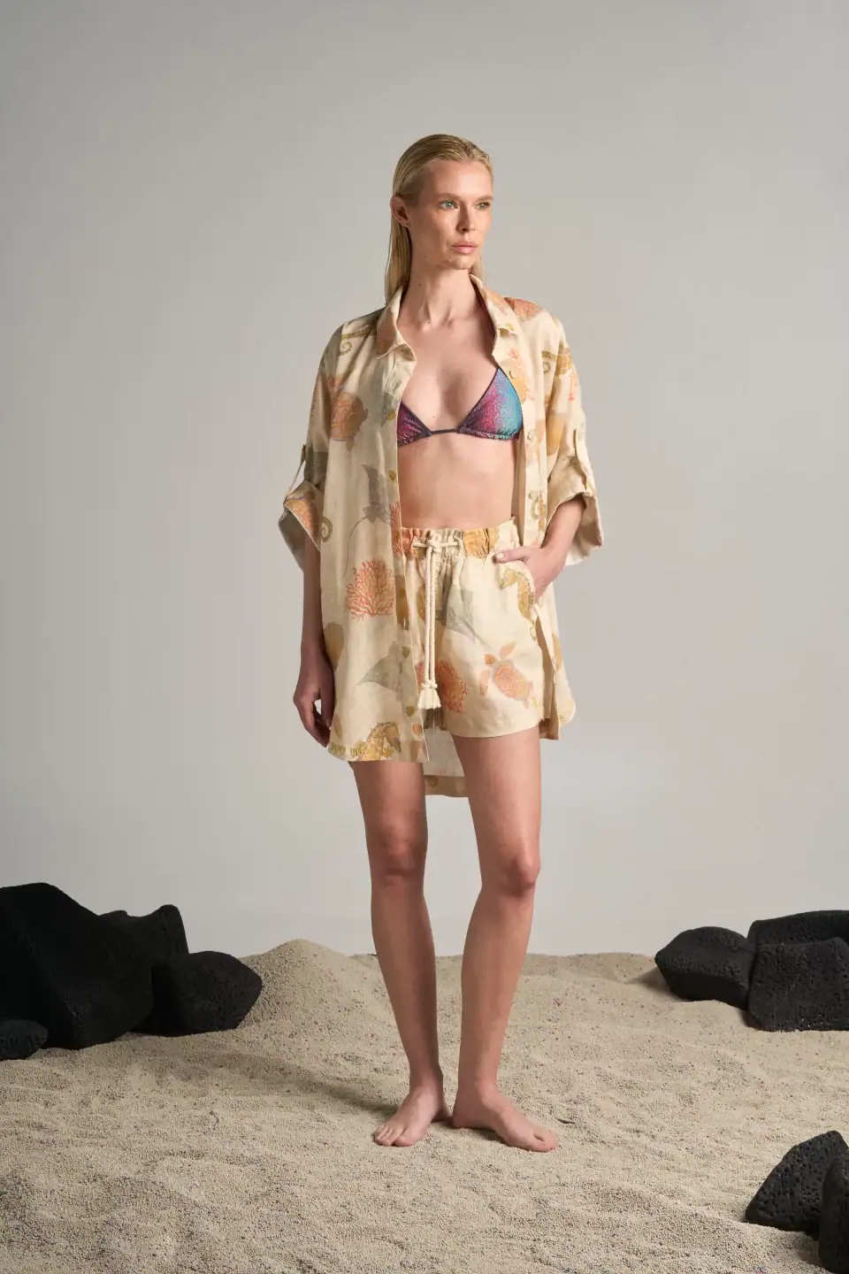 SHORT DE LINO RESORT CORALES