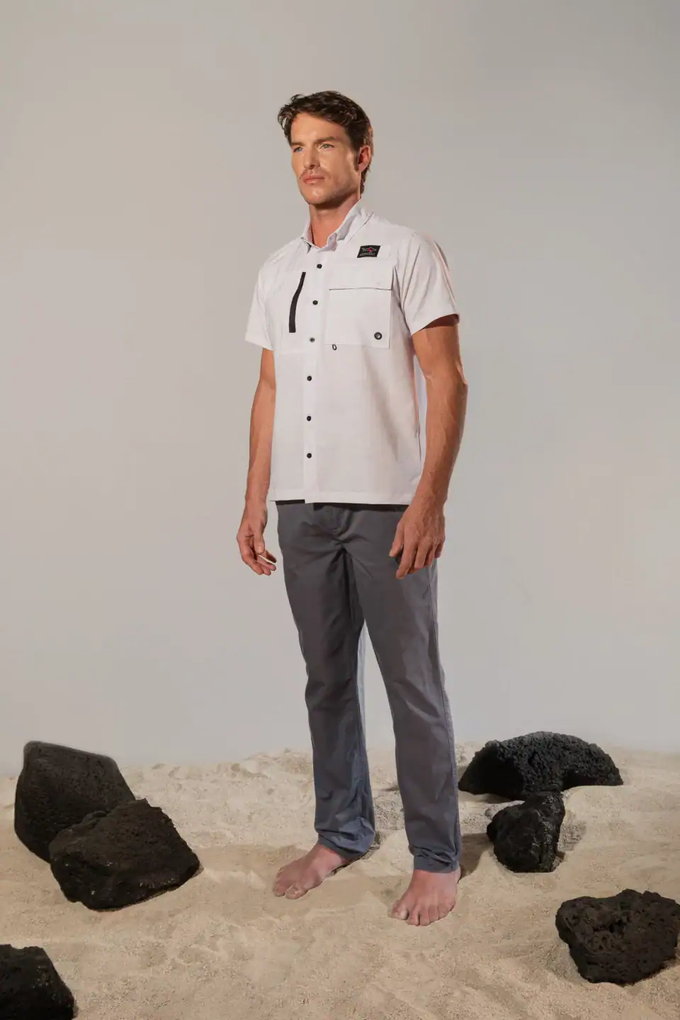 PANTALÓN DE ALGODÓN AZUL