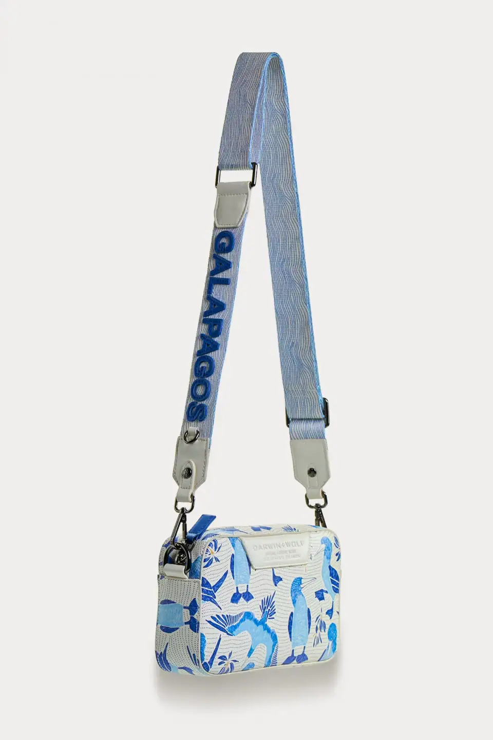 Crossbody Darwin And Wolf bag blue-footed booby 2