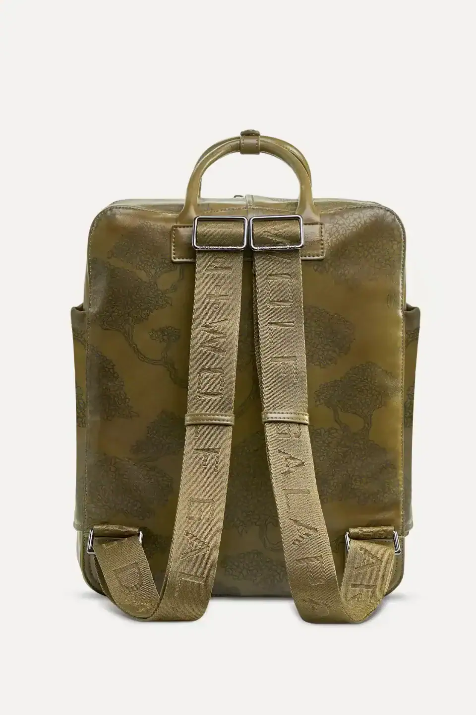 Mochila de cuero vegano pajaro brujo Darwin and Wolf