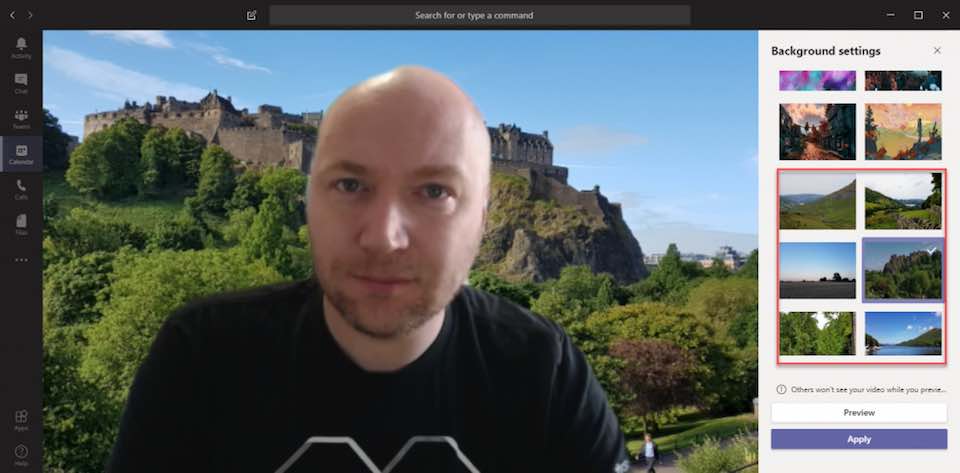 Microsoft Teams Custom Backgrounds