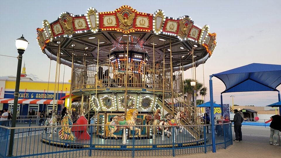 Best hotels within 5 miles of Fun Spot Orlando - carousel ride view