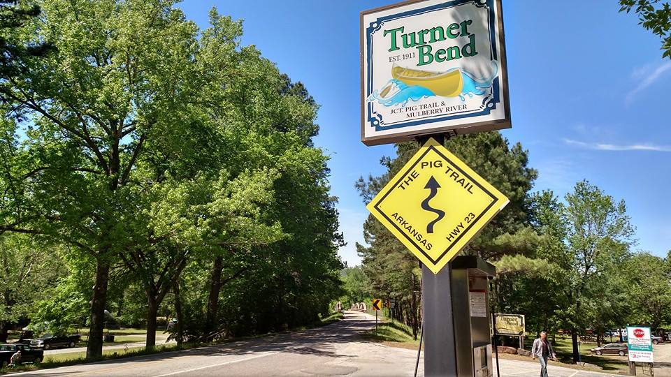 On Top of the Pig Trail in Arkansas