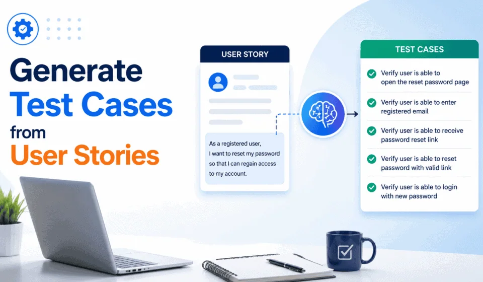 Generate Test Cases from User Stories