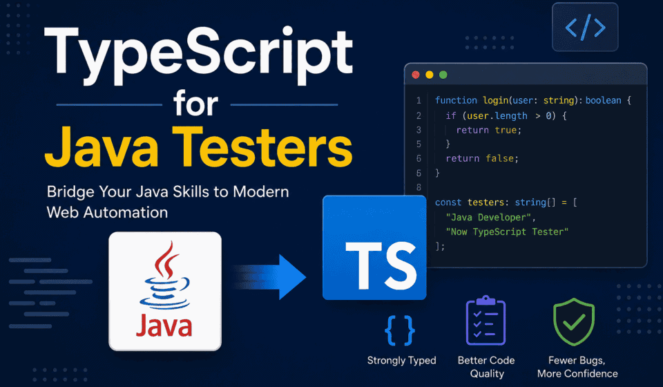 TypeScript for Java Testers